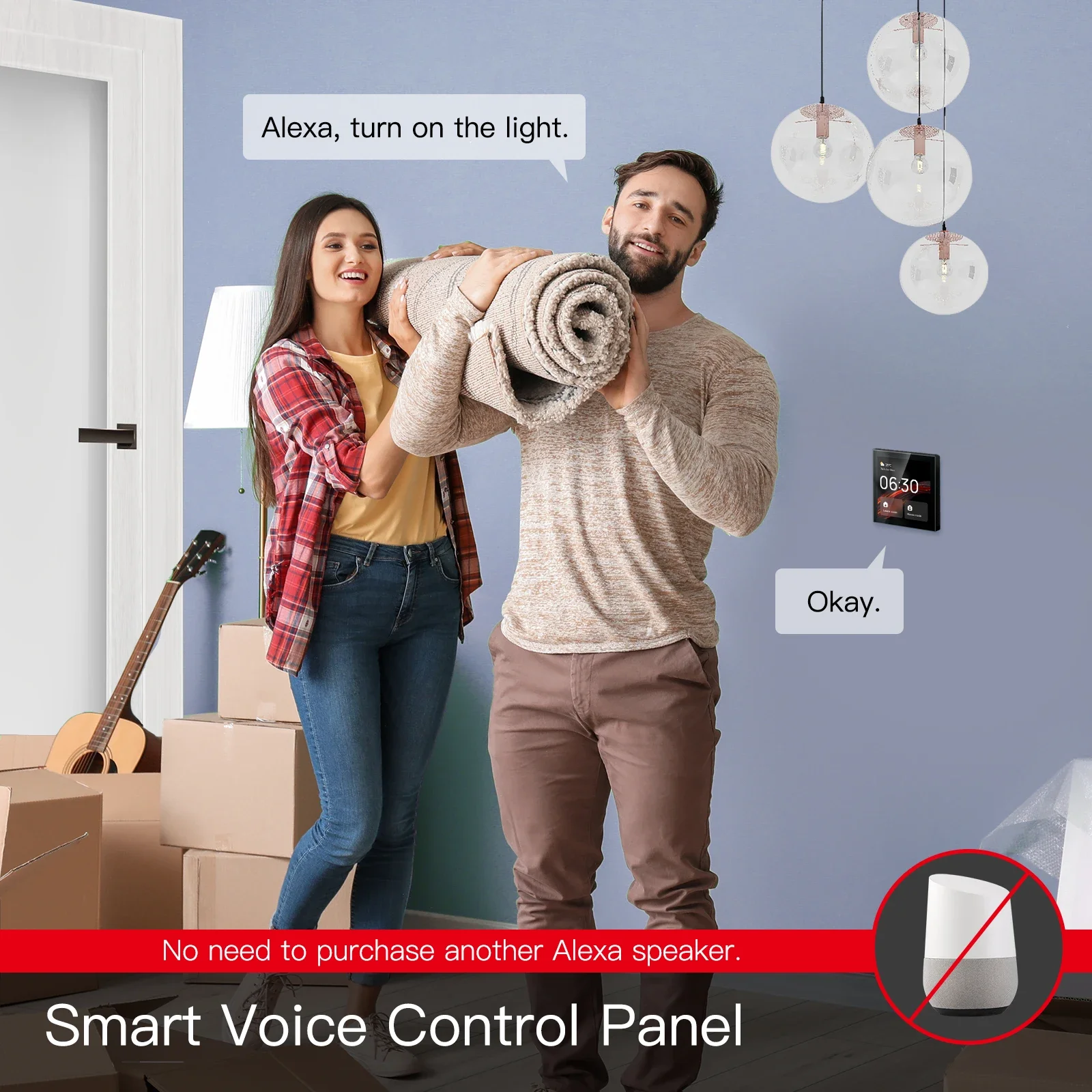 MOES Tuya wifi Multi-functiona - مراجعة Smart Home Touchscreen Control Panel وسعره