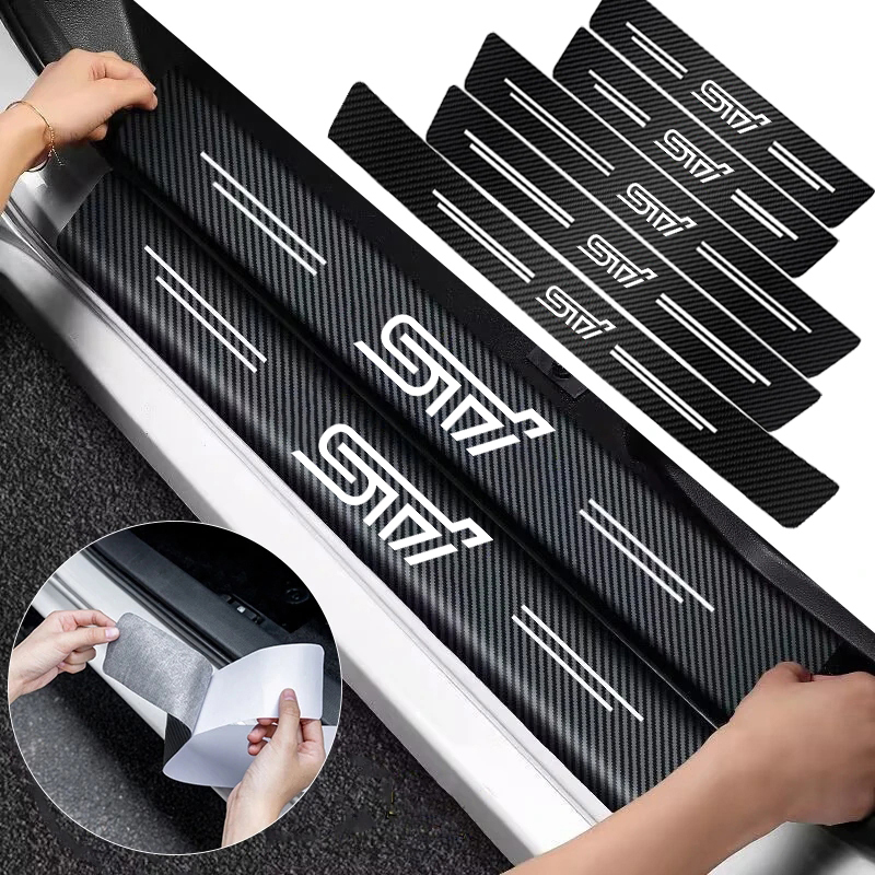 1/4/5Pcs Car Door Sill Plate S - مراجعة Smart Home Logo وسعره
