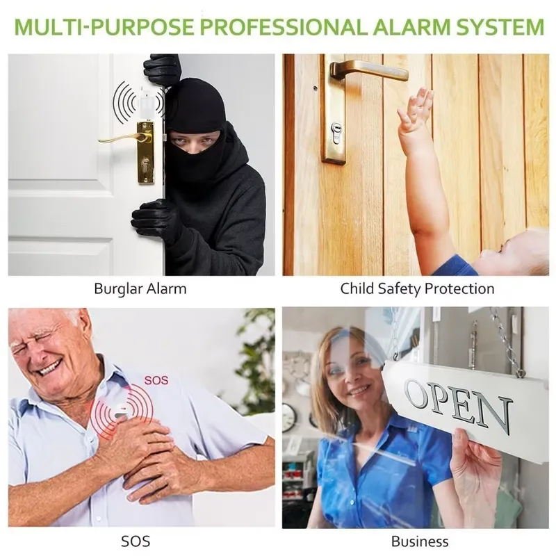 House Burglar Alarm Kit Auto D - مراجعة Smart Home Security System وسعره