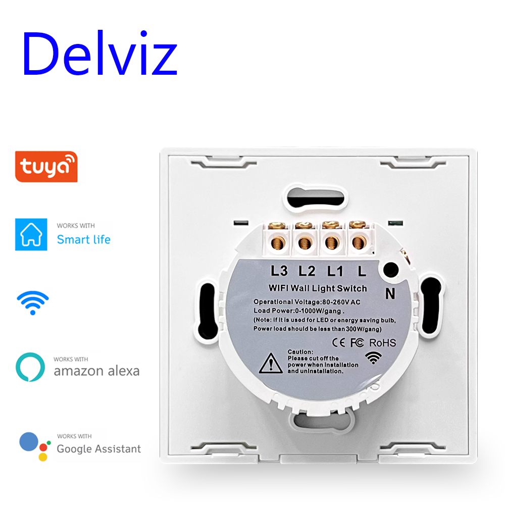 Delviz WiFi Wall Light Switch, - مراجعة Smart Home Touchscreen Control Panel وسعره