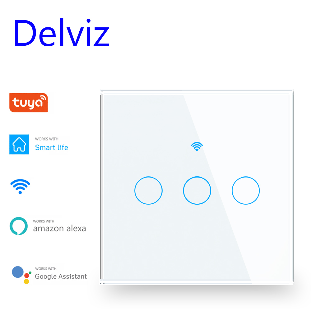 Delviz WiFi Wall Light Switch, - مراجعة Smart Home Touchscreen Control Panel وسعره