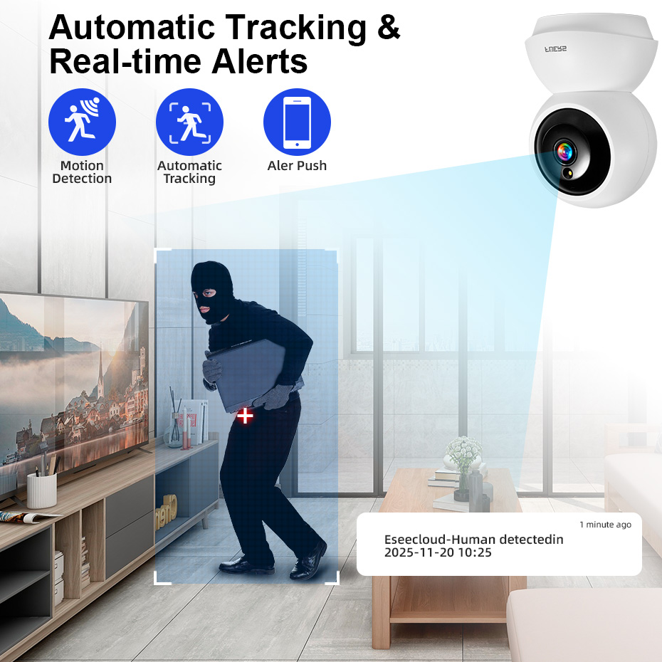 Fuers 5MP WiFi Camera Home Ind - مراجعة Smart Home Windows App وسعره