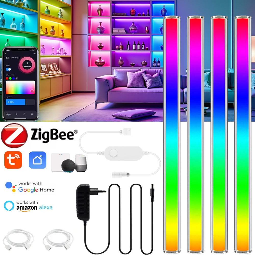 DC12V RGB Color Under Cabinet  - مراجعة Alexa Compatible Bulb وسعره