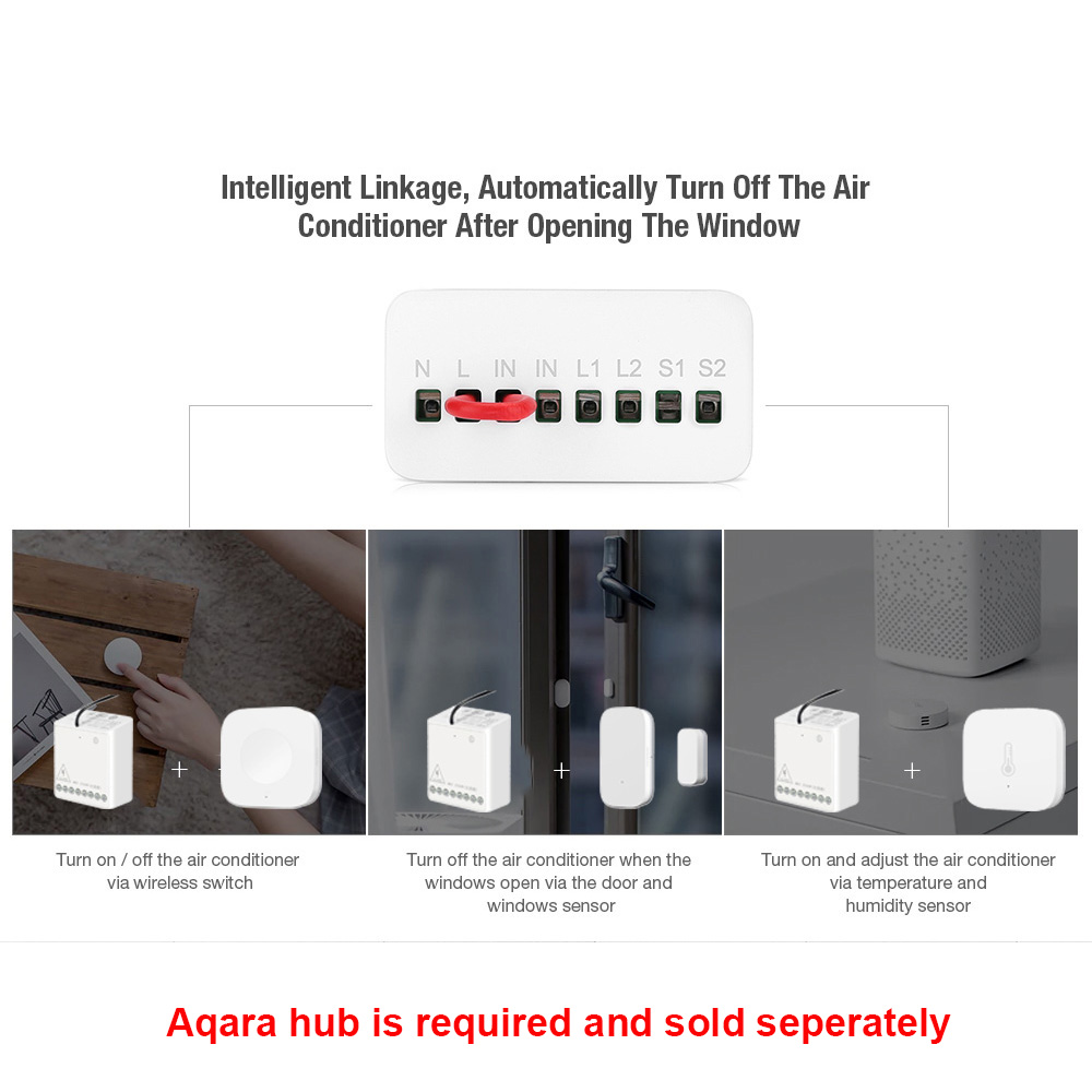 Original Aqara Smart Two-way C - مراجعة Smart Home Zestaw وسعره