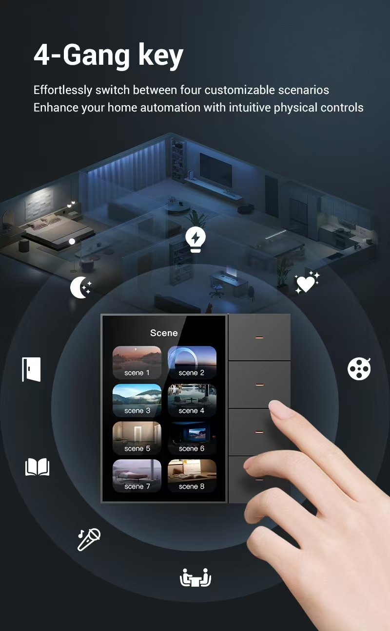 Tuya Smart Life Home Wall 4 Ke - مراجعة Smart Home Key وسعره