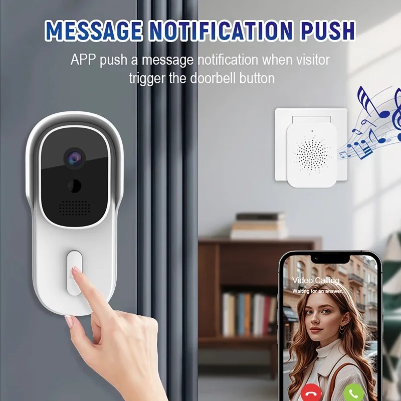 Wide View Tuya Smart Life APP  - مراجعة Wifi Doorbell Camera وسعره