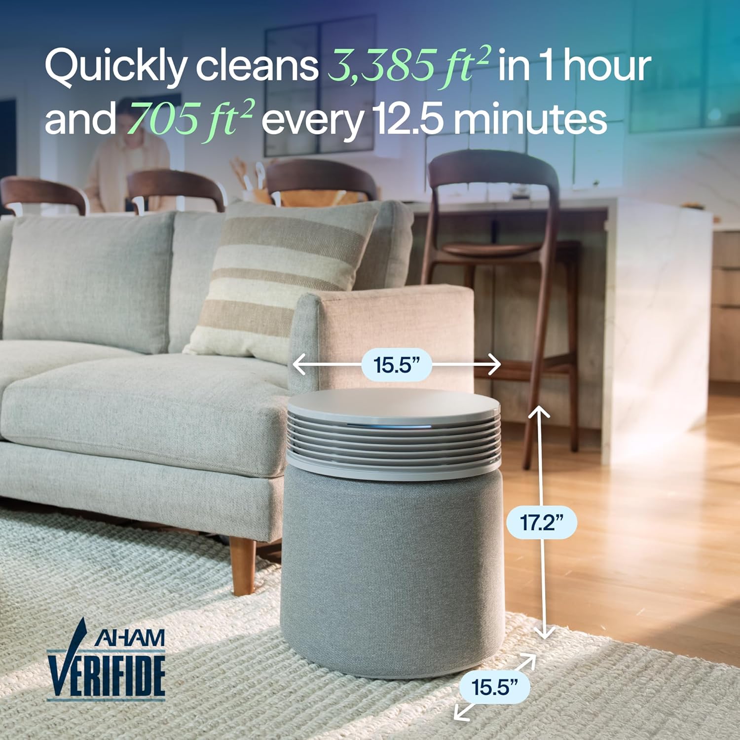 BLUEAIR Air Purifier For Large - مراجعة Smart Air Purifier وسعره