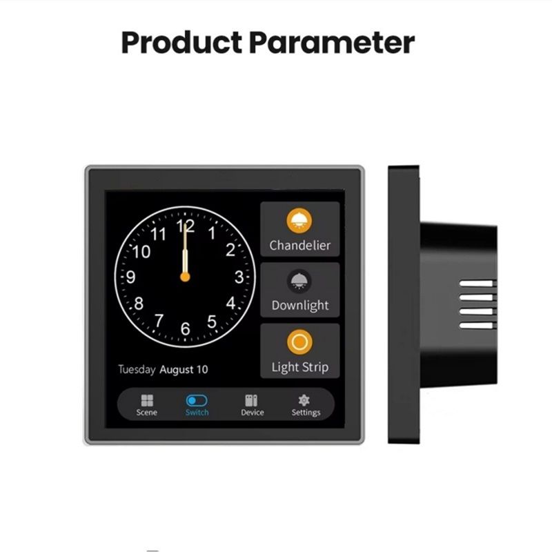 A08E-Tuya T3E Panel Switch Tou - مراجعة Smart Home Touchscreen Control Panel وسعره