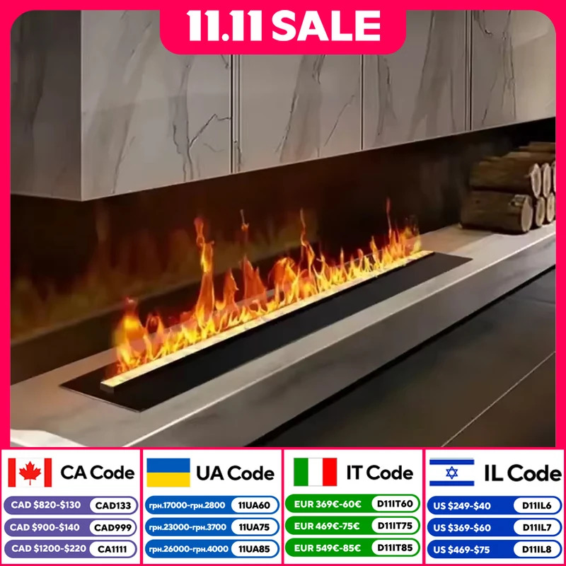 Smart Home 3D Fireplace Water  - مراجعة Smart Humidifier وسعره
