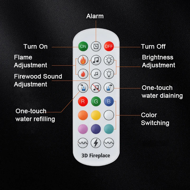Smart Home 3D Fireplace Water  - مراجعة Smart Humidifier وسعره