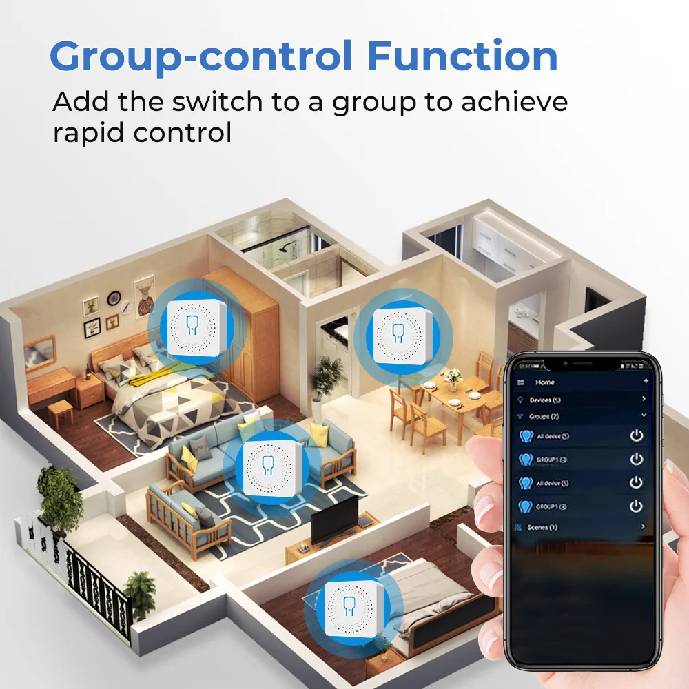 For Tuya Mini Smart WiFi Switc - مراجعة Smart Home Life وسعره