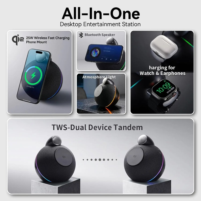 360° Stereo Sound Portable Wir - مراجعة Smart Home Tablet وسعره