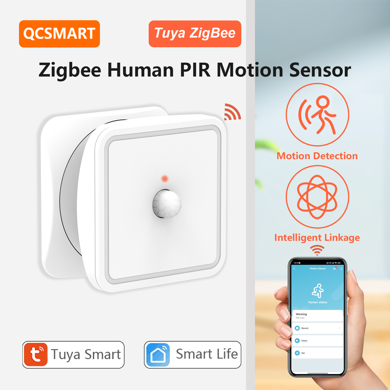 Tuya ZigBee Human Motion Senso - مراجعة Smart Home Security System وسعره