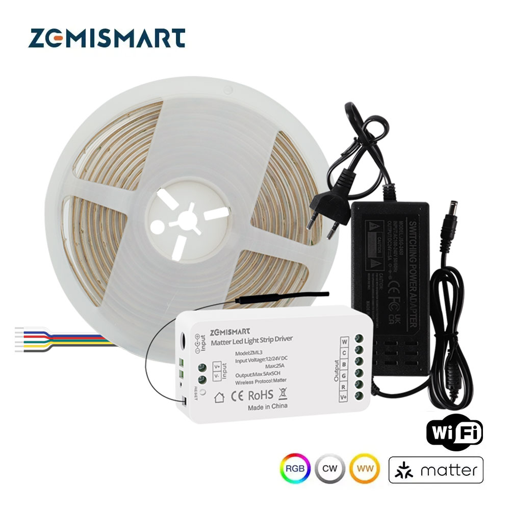 Zemismart COB Led Strip Light  - مراجعة Alexa Compatible Bulb وسعره