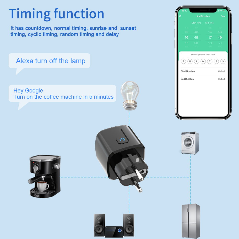 Tuya Smart Socket  WiFi Remote - مراجعة Smart Home Yale وسعره