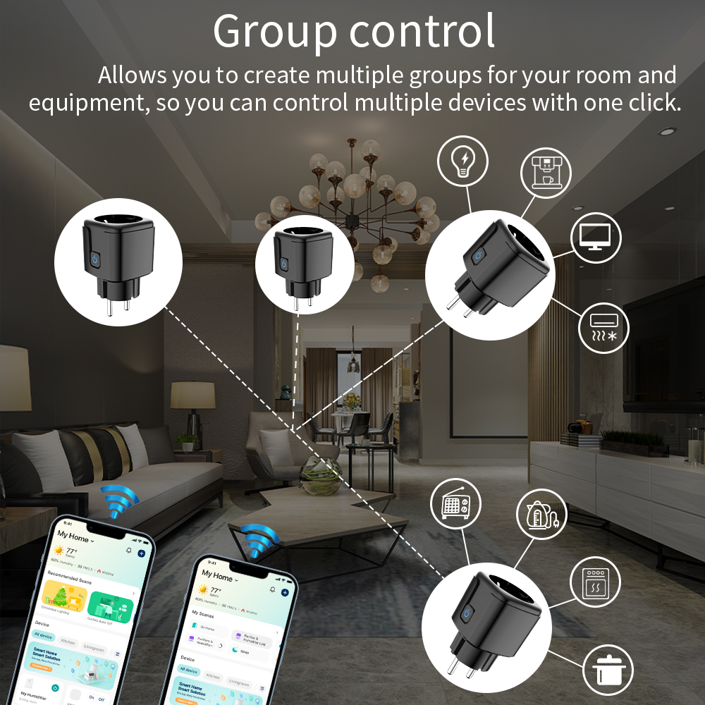 Tuya Smart Socket  WiFi Remote - مراجعة Smart Home Yale وسعره
