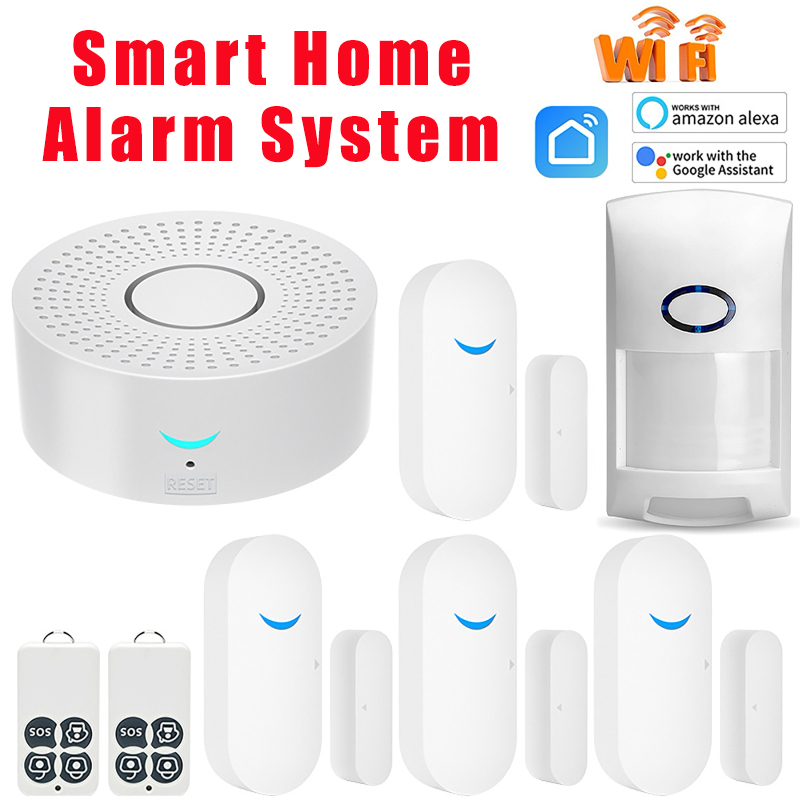 433MHz Smart Home Tuya WiFi Do - مراجعة Smart Home Security System وسعره