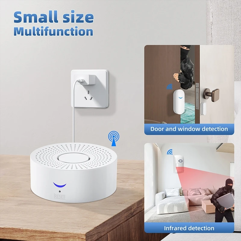 433MHz Smart Home Tuya WiFi Do - مراجعة Smart Home Security System وسعره