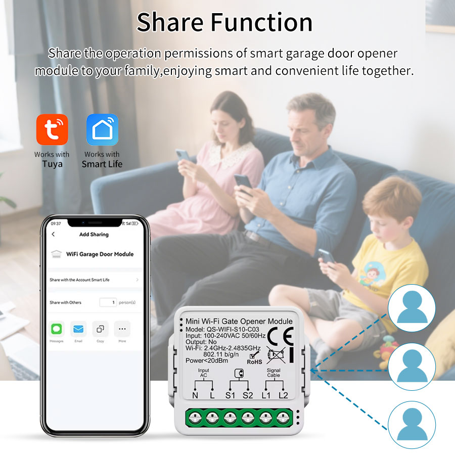 Tuya Smart WiFi or Zigbee Gara - مراجعة Smart Garage Door Opener وسعره