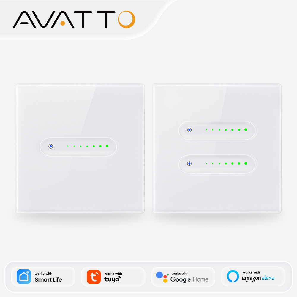 AVATTO WiFi 1/2 Gang Smart Dim - مراجعة Smart Home Yale وسعره