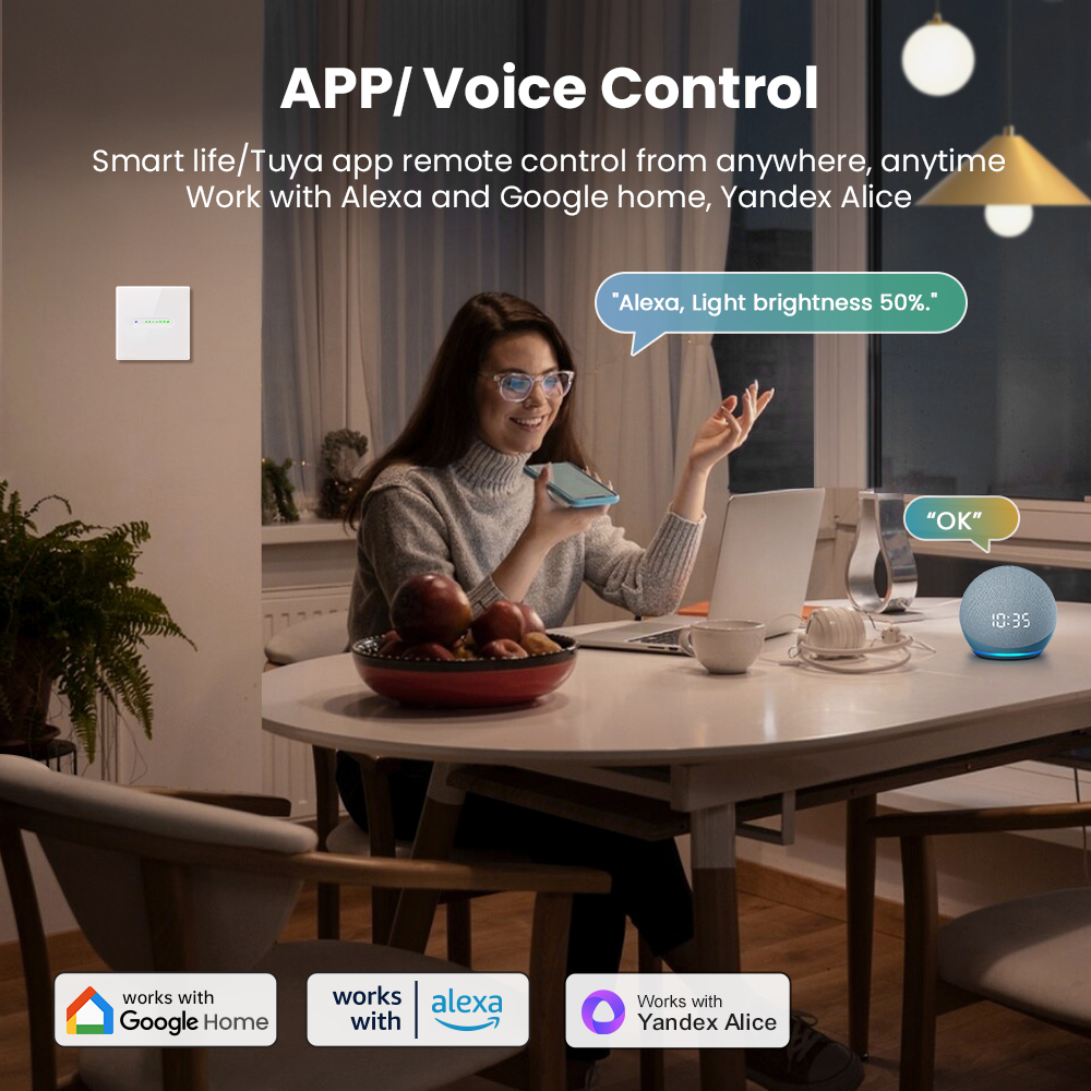 AVATTO WiFi 1/2 Gang Smart Dim - مراجعة Smart Home Yale وسعره