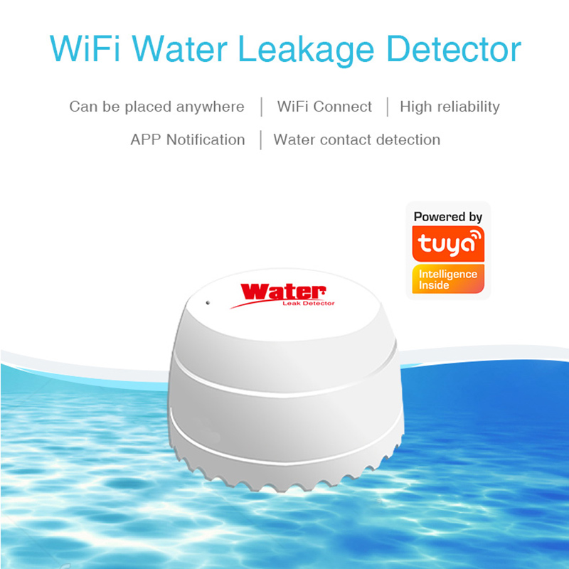Tuya WiFi Water Leakage Sensor - مراجعة Smart Home Security System وسعره