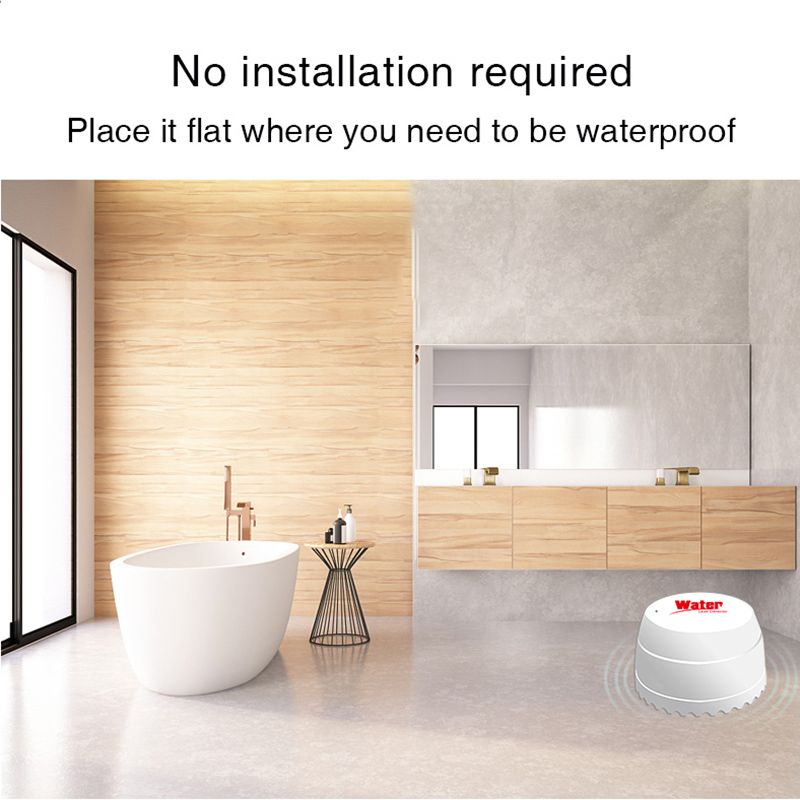 Tuya WiFi Water Leakage Sensor - مراجعة Smart Home Security System وسعره