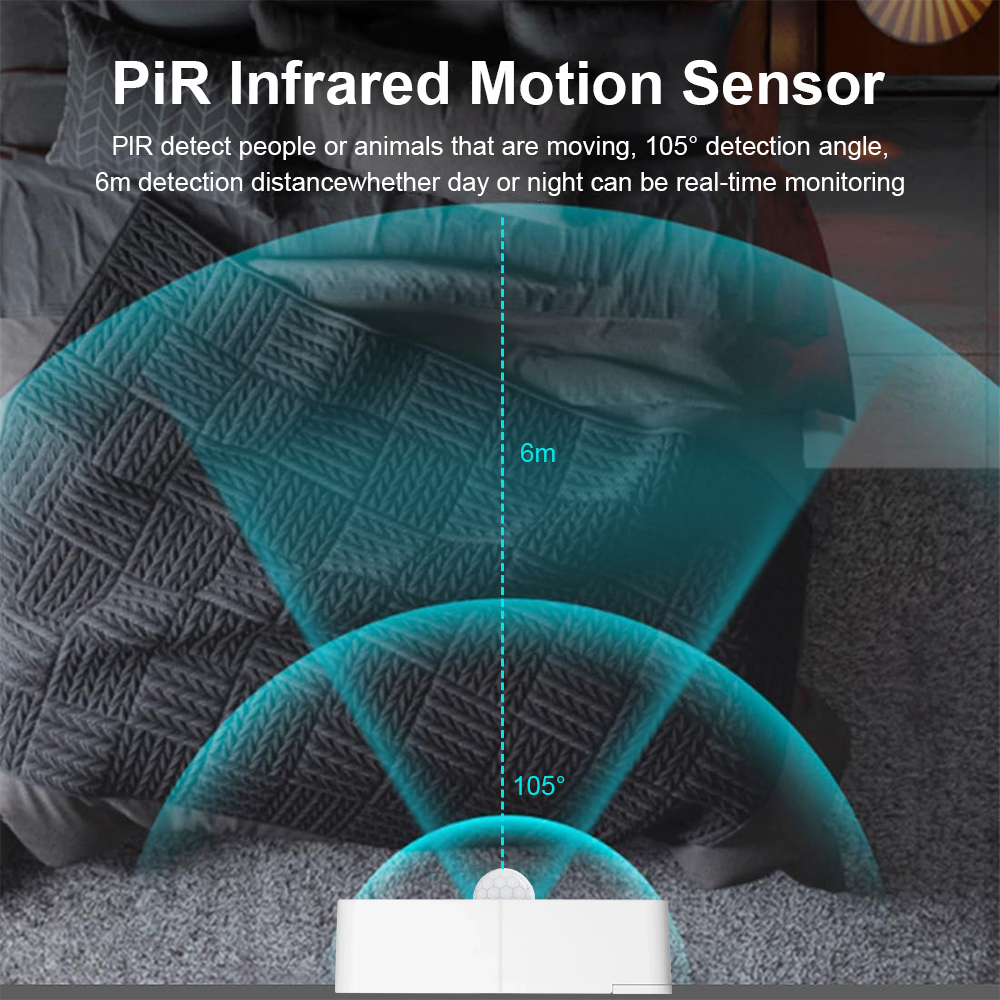 New Tuya WiFi PIR Motion Detec - مراجعة Smart Home Yale وسعره