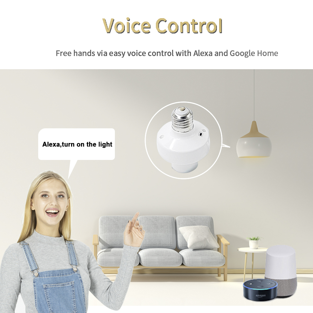 EWelink e27 lamp holder remote - مراجعة Alexa Compatible Bulb وسعره