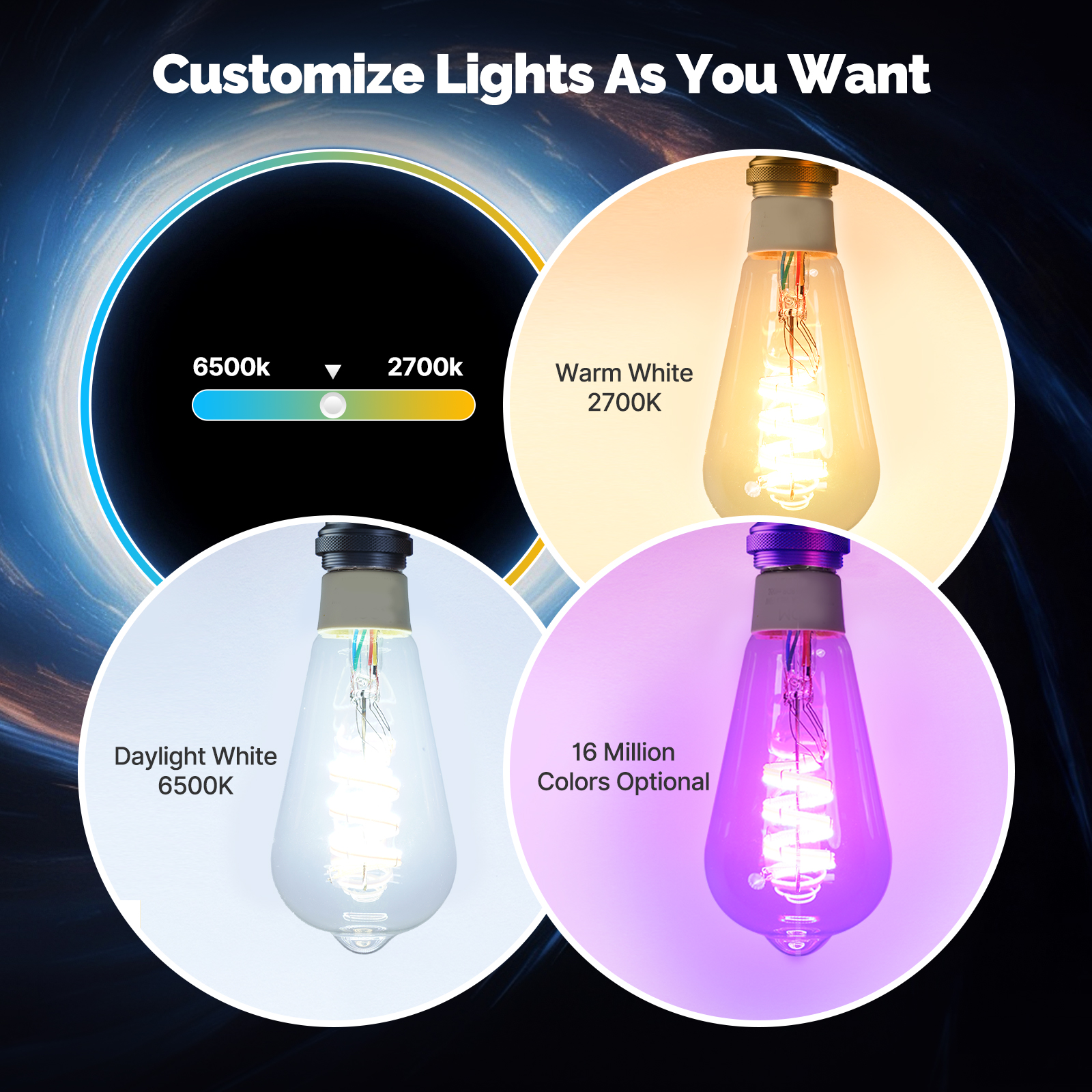 MOES Tuya Smart LED Bulb WiFi/ - مراجعة Alexa Compatible Bulb وسعره