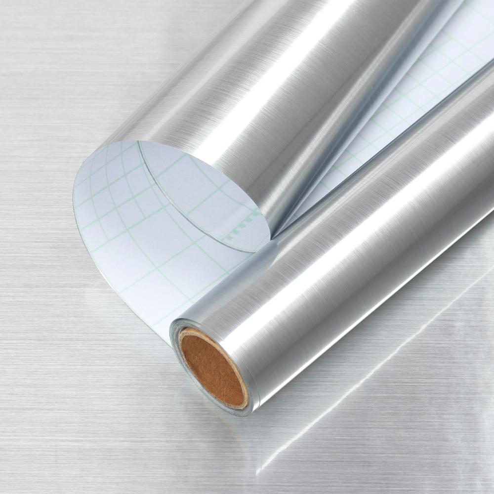 PVC Metal Brushed Gold Silver  - مراجعة Smart Home Film وسعره