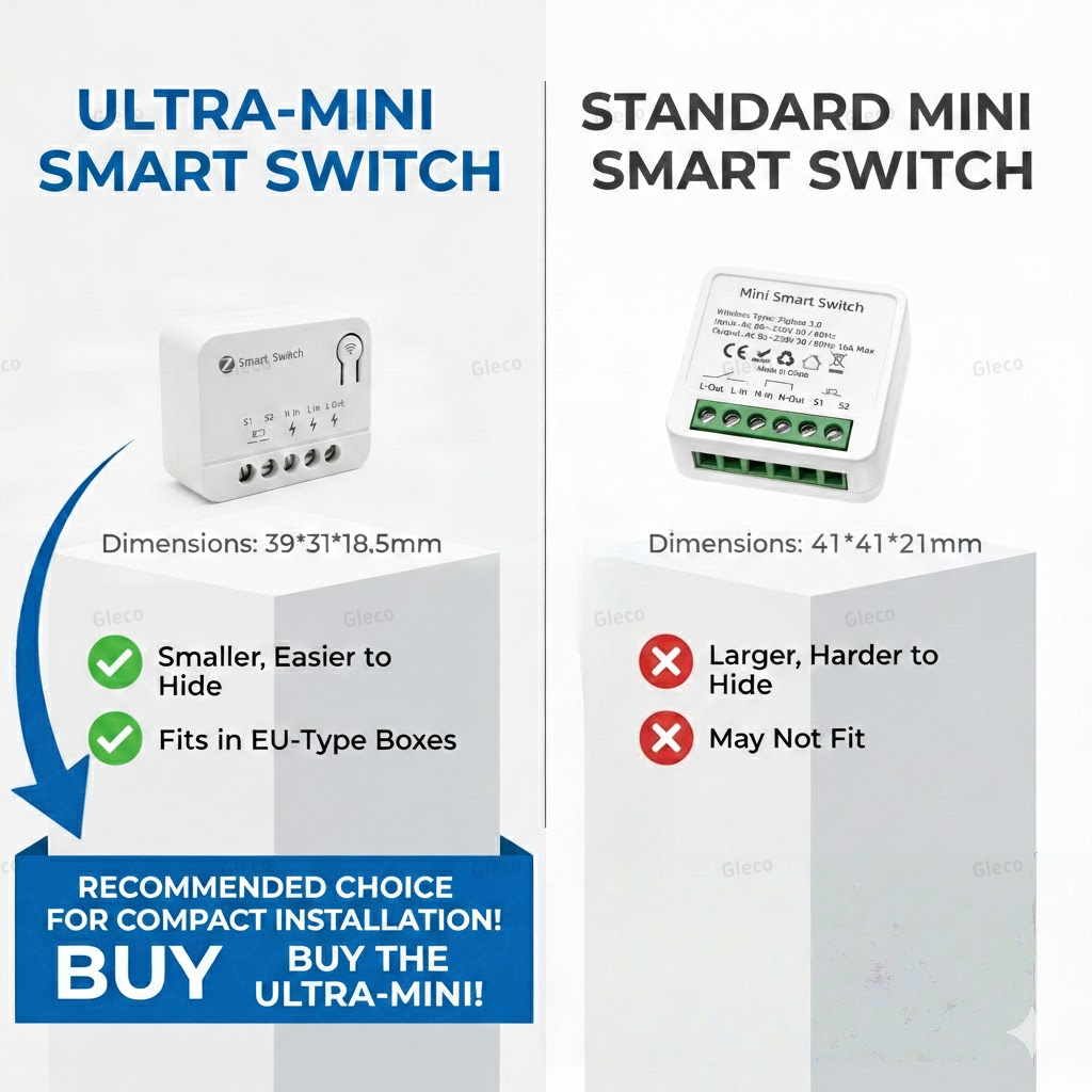 Zigbee TUYA 1/2Gang Mini Smart - مراجعة Smart Home Life وسعره
