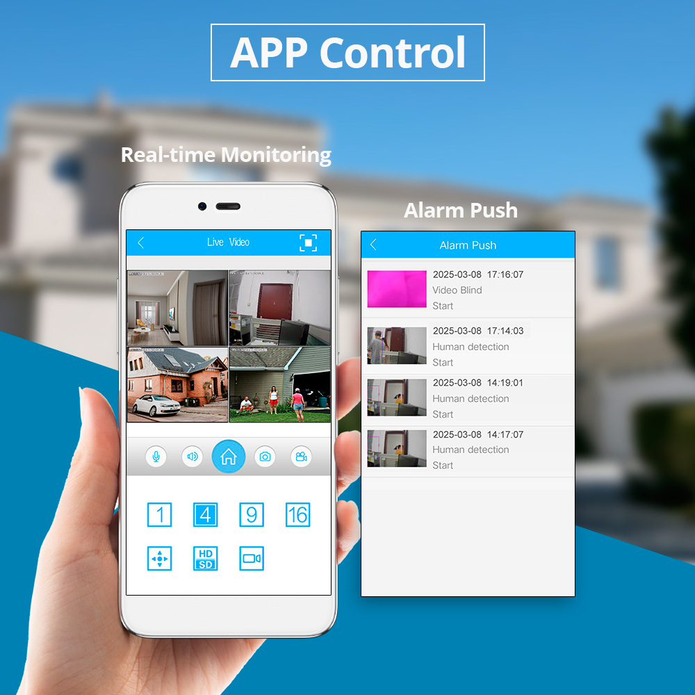 KERUI Mini Network WIFI 8CH NV - مراجعة Smart Home Security System وسعره