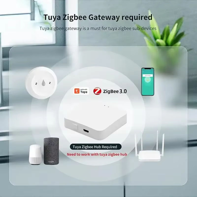 For Tuya ZigBee 3.0 Smart Wate - مراجعة Smart Home Security System وسعره