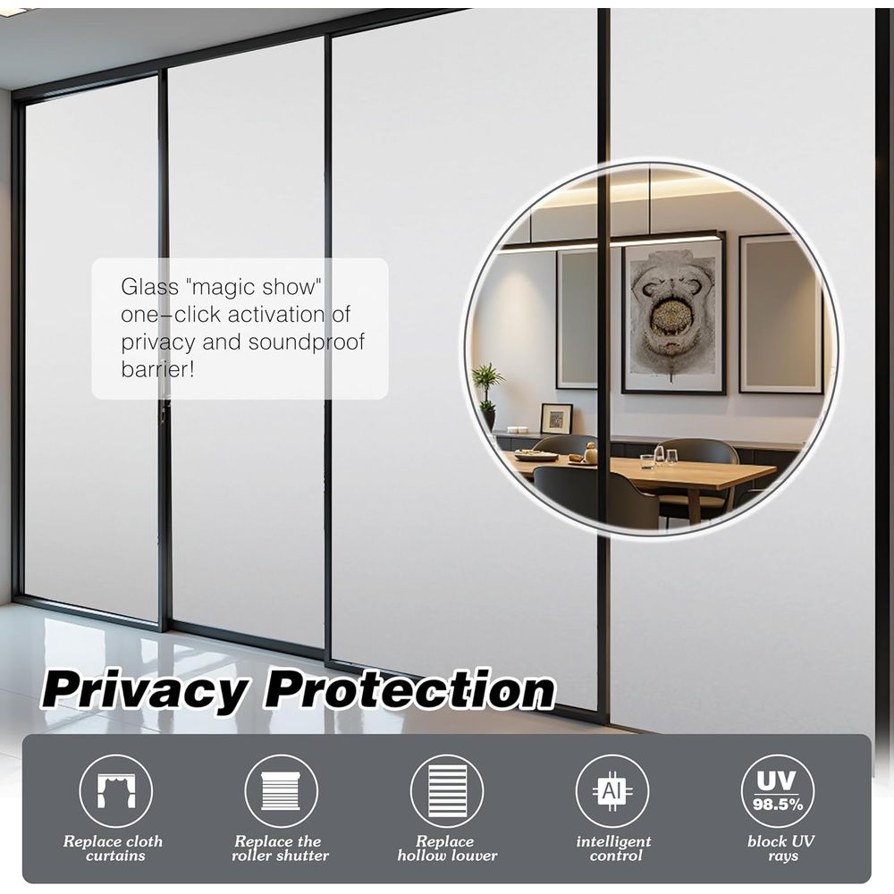 Switchable Smart Window Film,  - مراجعة Smart Home Film وسعره
