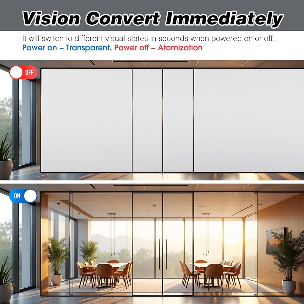 Switchable Smart Window Film,  - مراجعة Smart Home Film وسعره