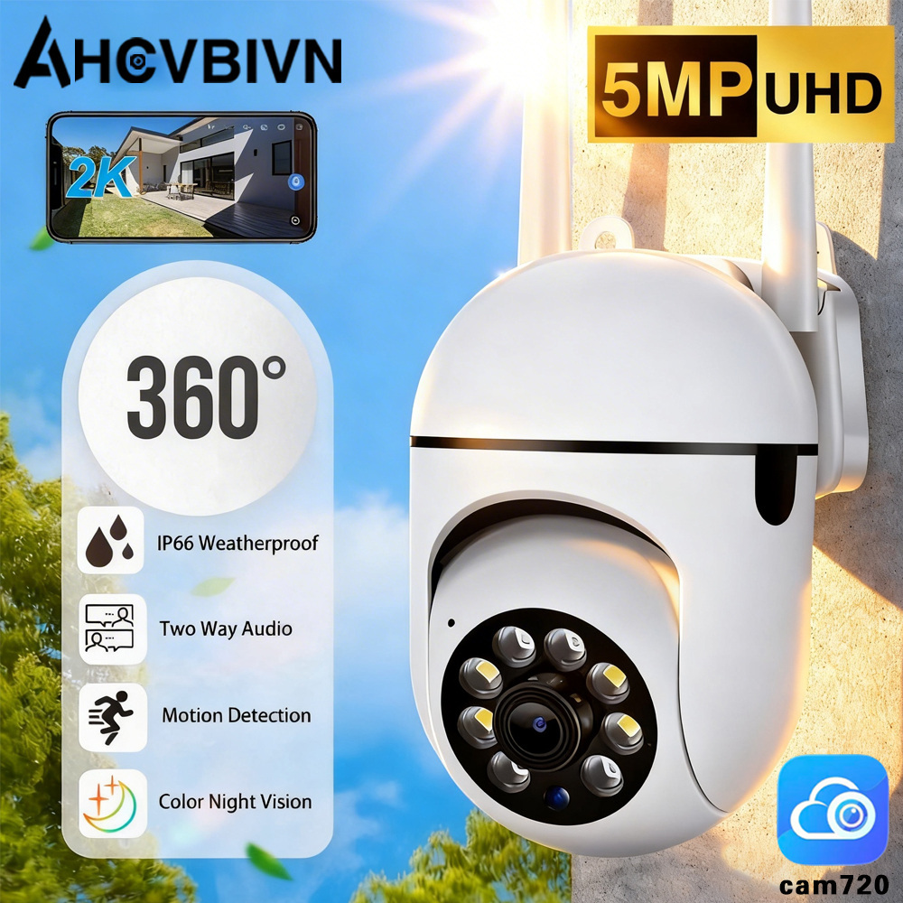 Cam720 APP 5MP PTZ IP Camera S - مراجعة Smart Home Windows App وسعره