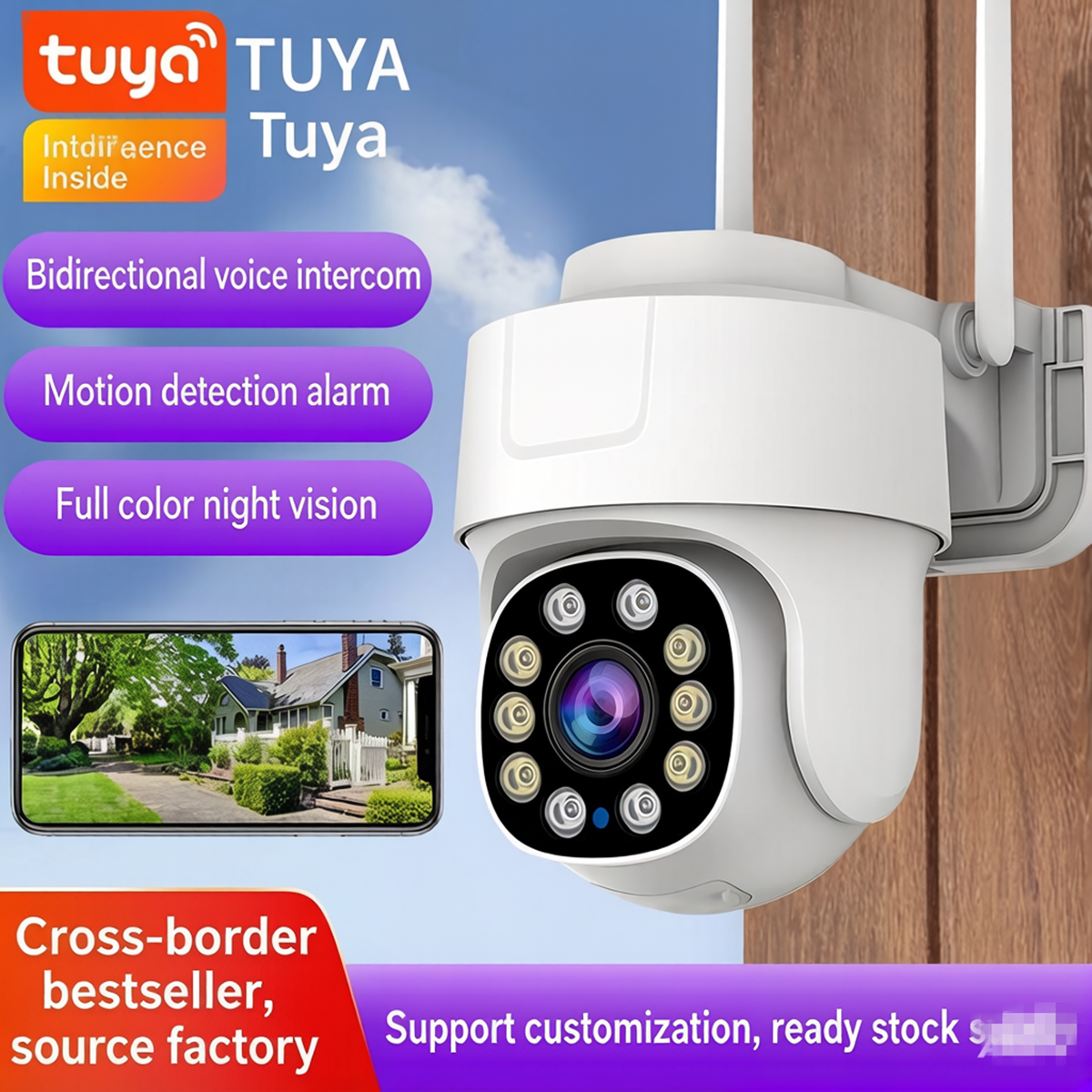 2MP 1080P Tuya APP  Wireless P - مراجعة Smart Home Windows App وسعره