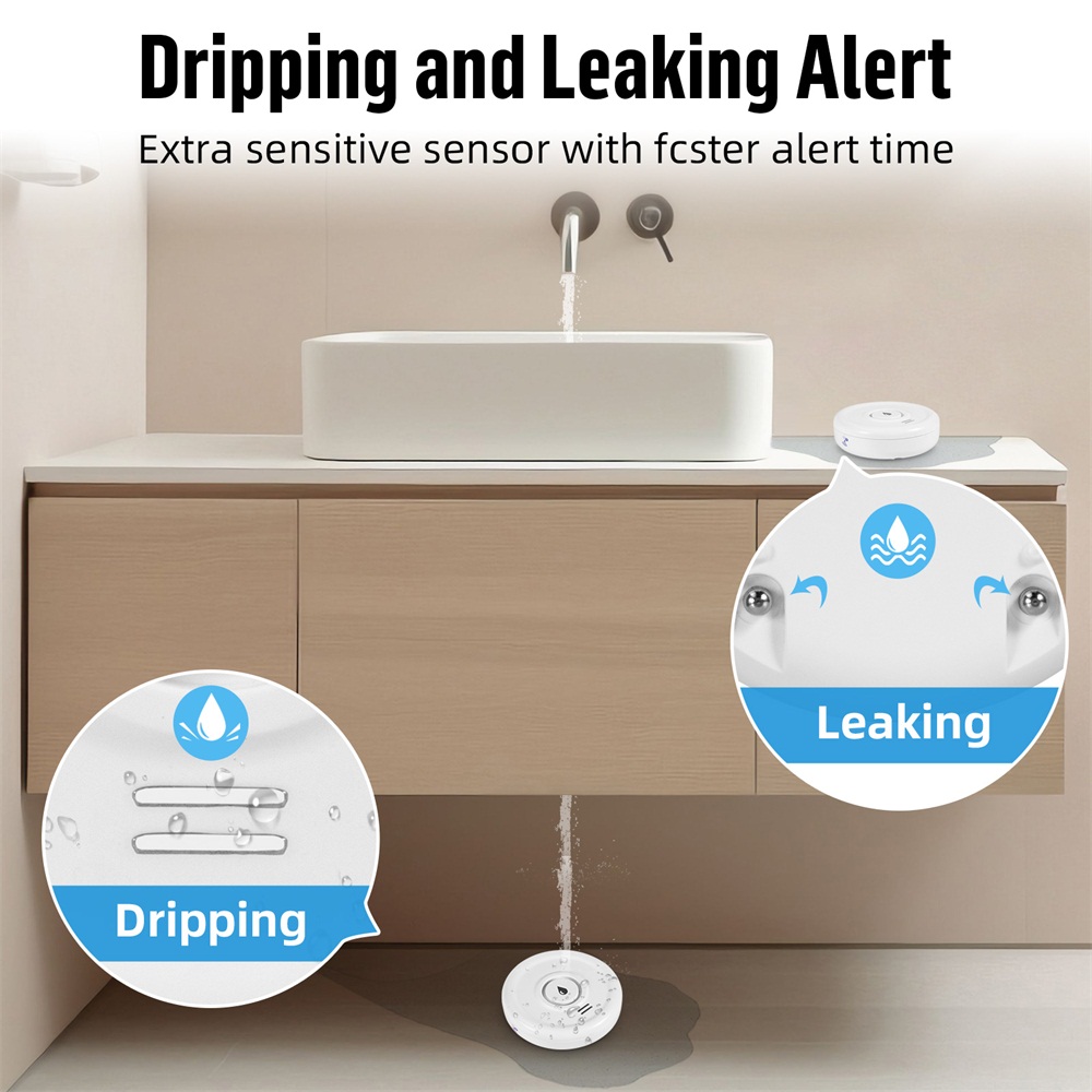 Fuers Water Leakage Detector S - مراجعة Smart Home Security System وسعره