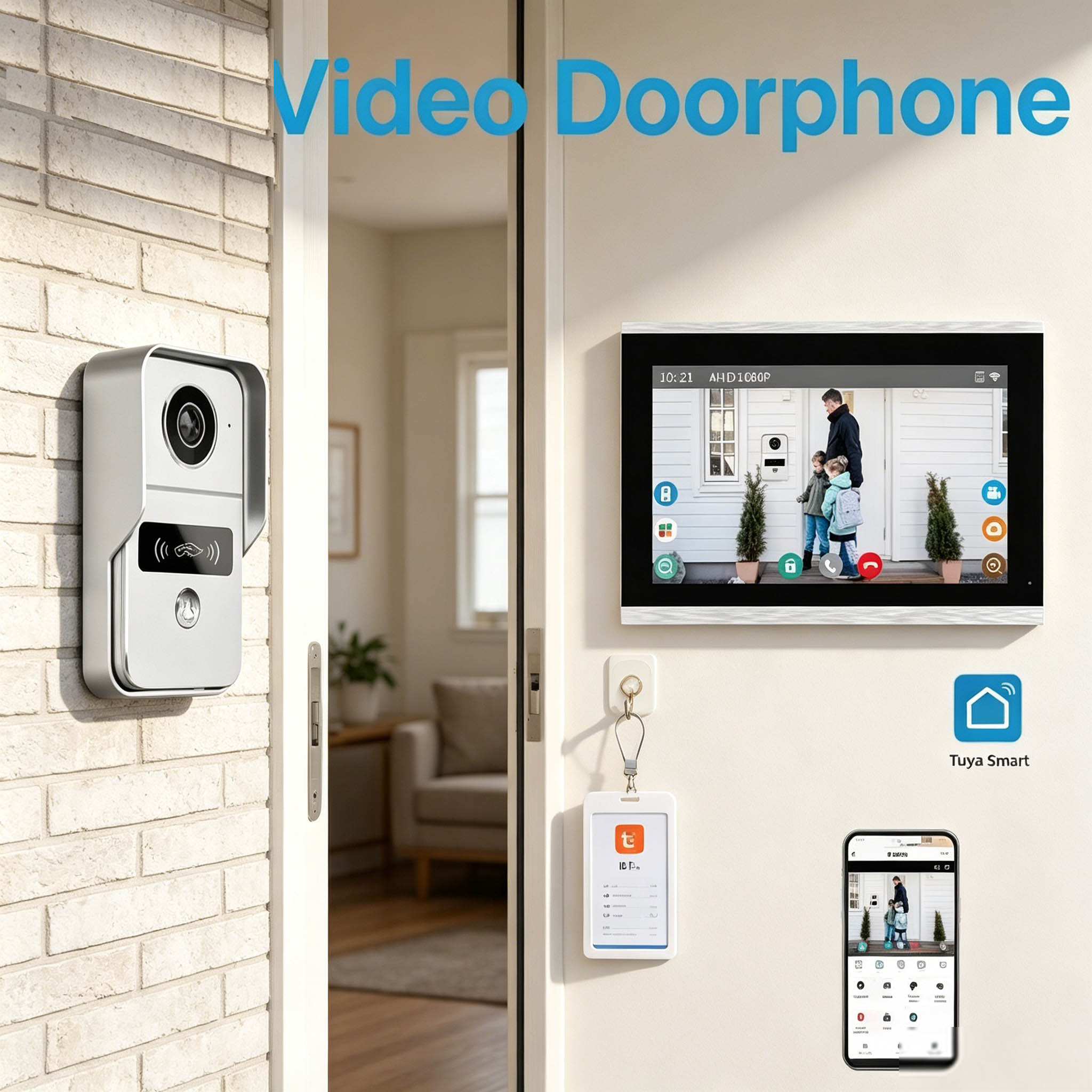 Door Intercom Doorbell, 10.1 I - مراجعة Wifi Doorbell Camera وسعره