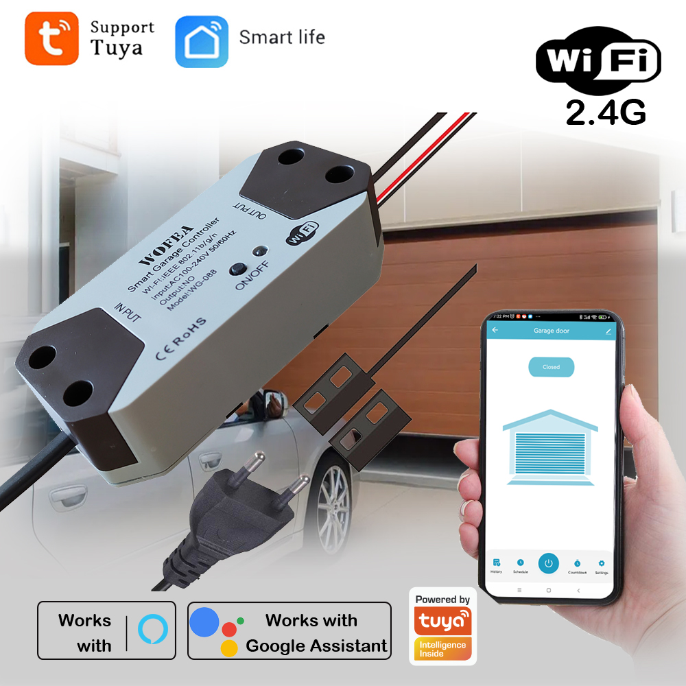 Smart Garage Door Opener Contr - مراجعة Smart Garage Door Opener وسعره