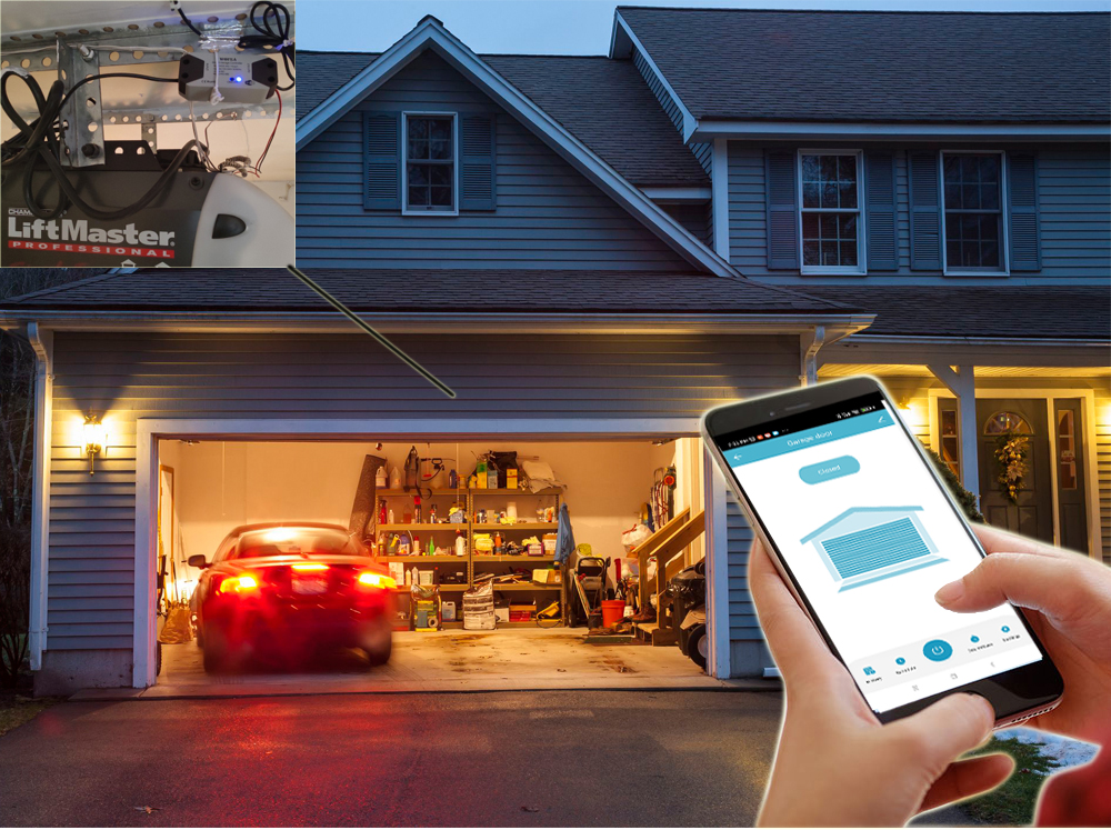 Smart Garage Door Opener Contr - مراجعة Smart Garage Door Opener وسعره