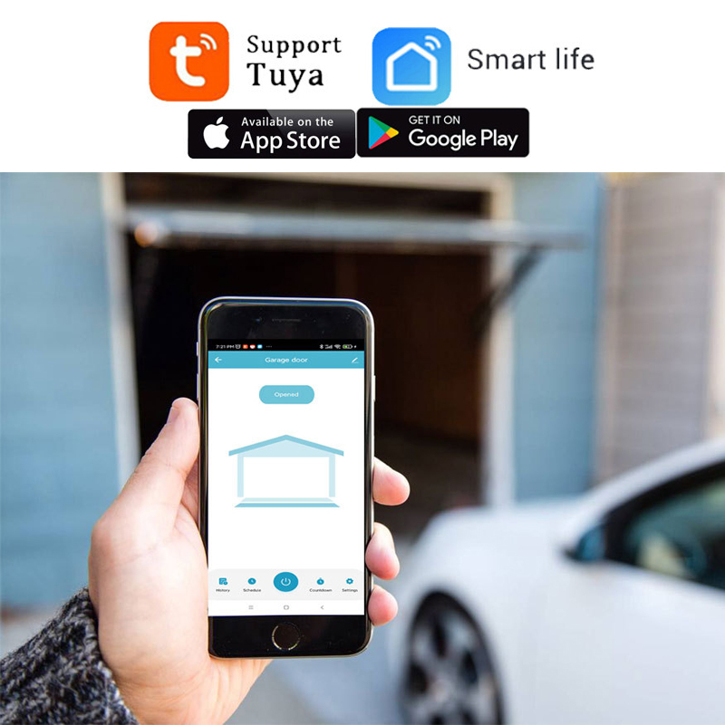 TUYA WIFI 2.4G Smart Garage Do - مراجعة Smart Garage Door Opener وسعره