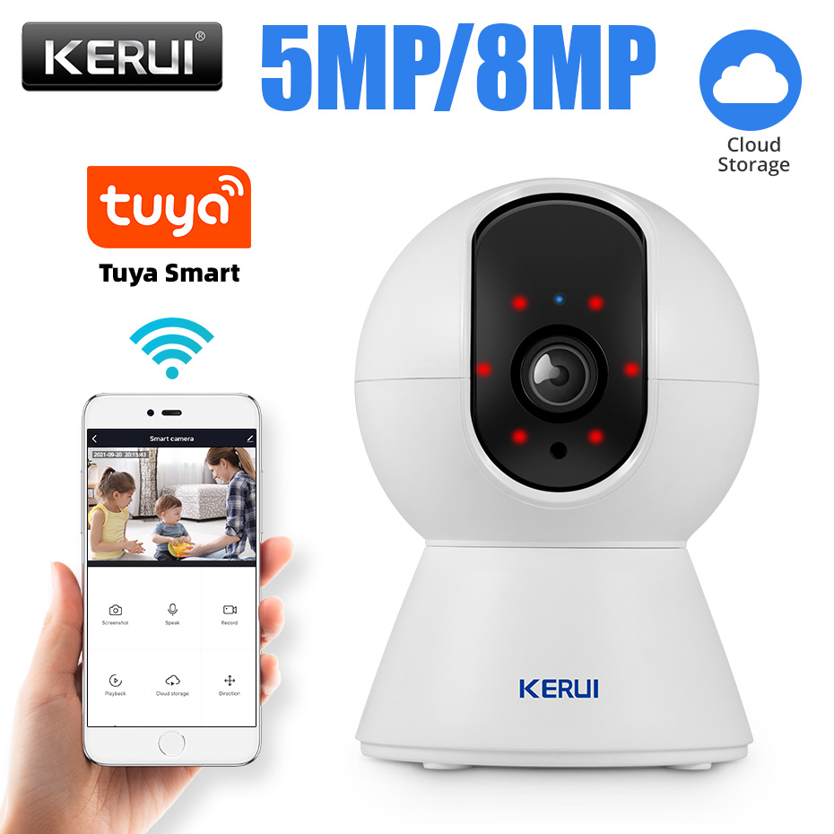 KERUI 8MP/5MP 4K WiFi IP Camer - مراجعة Smart Home Windows App وسعره