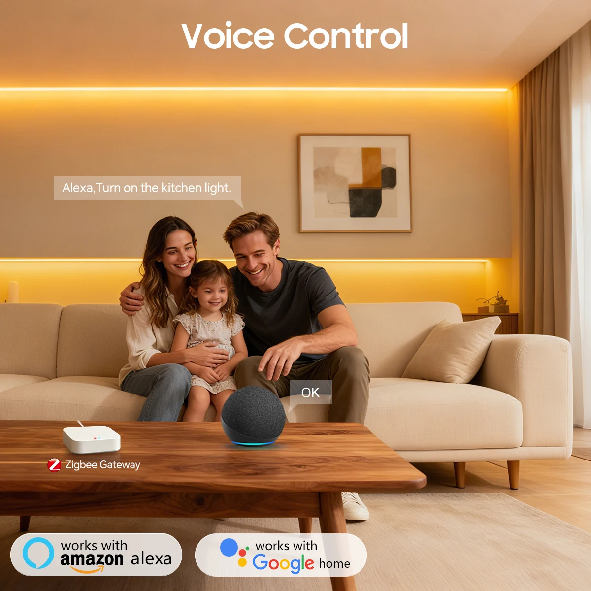 Zigbee Smart Under Cabinet Lig - مراجعة Alexa Compatible Bulb وسعره