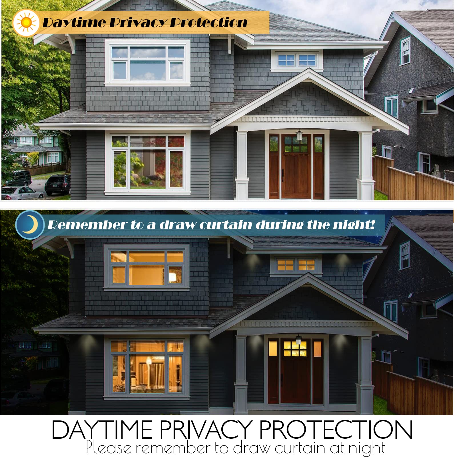 House Window Privacy Film One  - مراجعة Smart Home Film وسعره