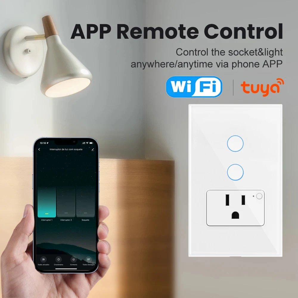 Tuya WiFi Smart Light Switch M - مراجعة Smart Home Touchscreen Control Panel وسعره