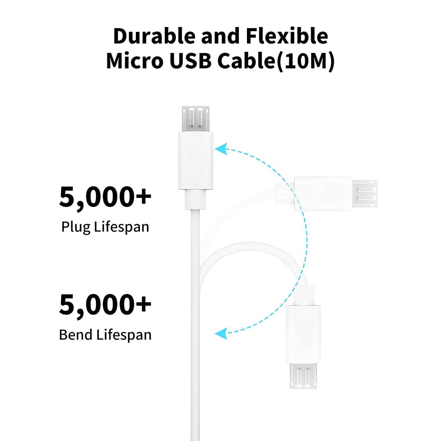 3~13m Micro USB Extension Cabl - مراجعة Smart Home Zestaw وسعره