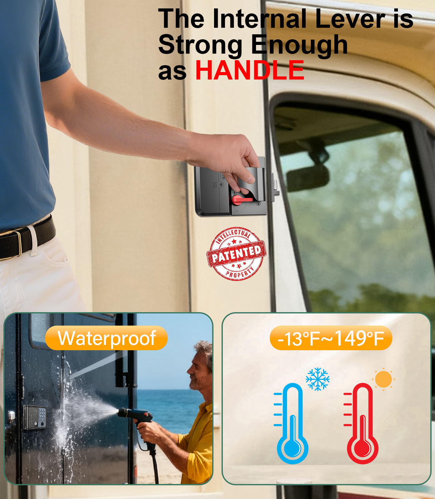 Smart RV Door Locks Keyless En - مراجعة Smart Home Key وسعره