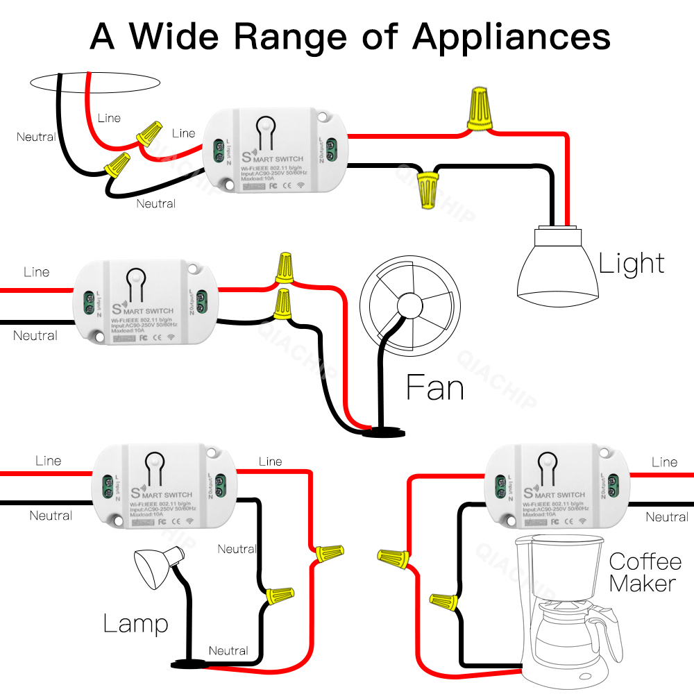 Tuya WiFi Smart Switch AC 220V - مراجعة Alexa Compatible Bulb وسعره